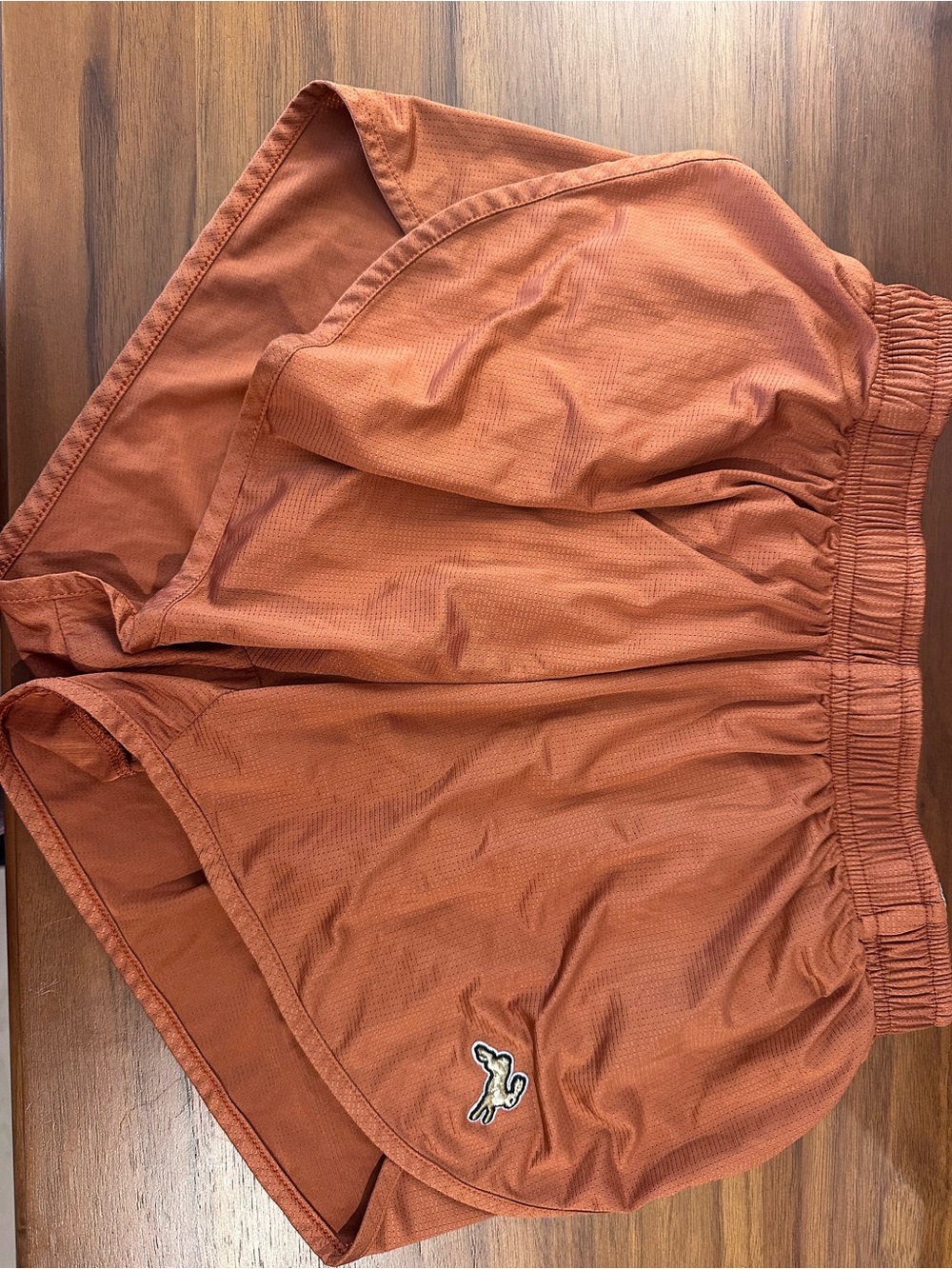 Tracksmith Women’s Rust Orange Athletic Shorts - Twilight Split